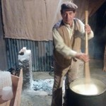 Monterosso Almo 2016 la preparazione della ricotta